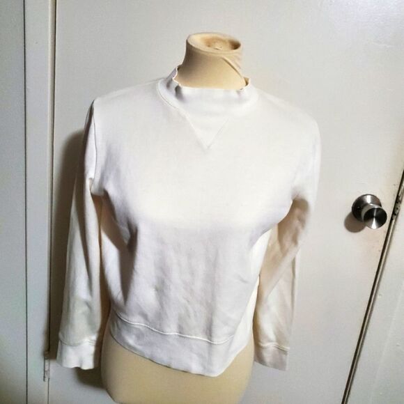 Miles by Madewell Cream Sweater Top Size Large - Picture 1 of 5